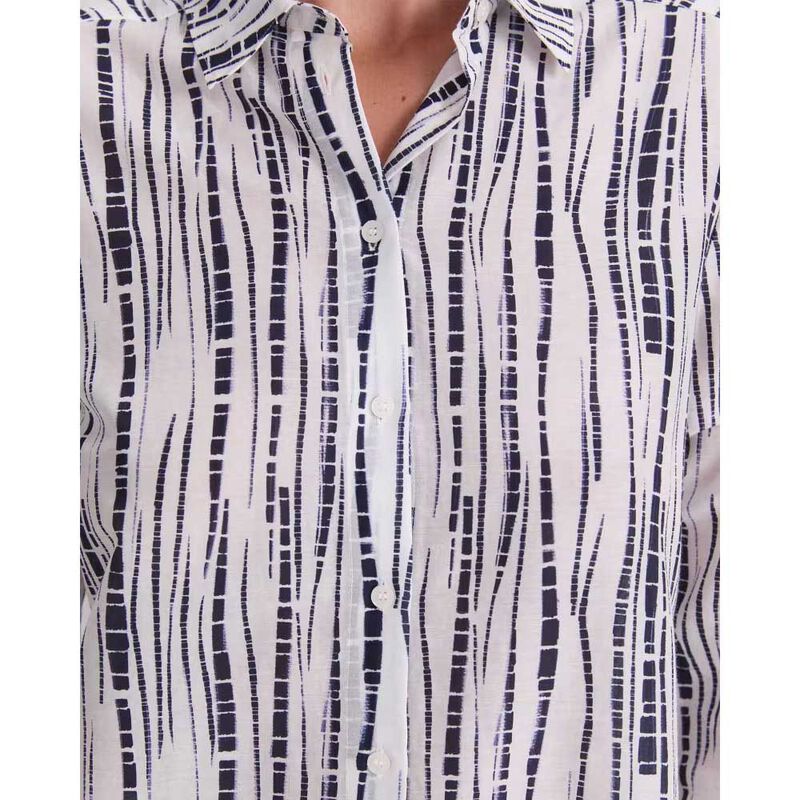 Sportscraft Stripe Cotton/Silk L/S Shirt image number 2